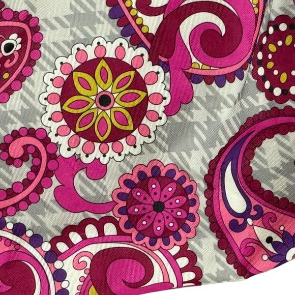 Vera Bradley Pink Paisley Laundry Bag Large Shoulder Bag Duffle Drawstring - Picture 9 of 13